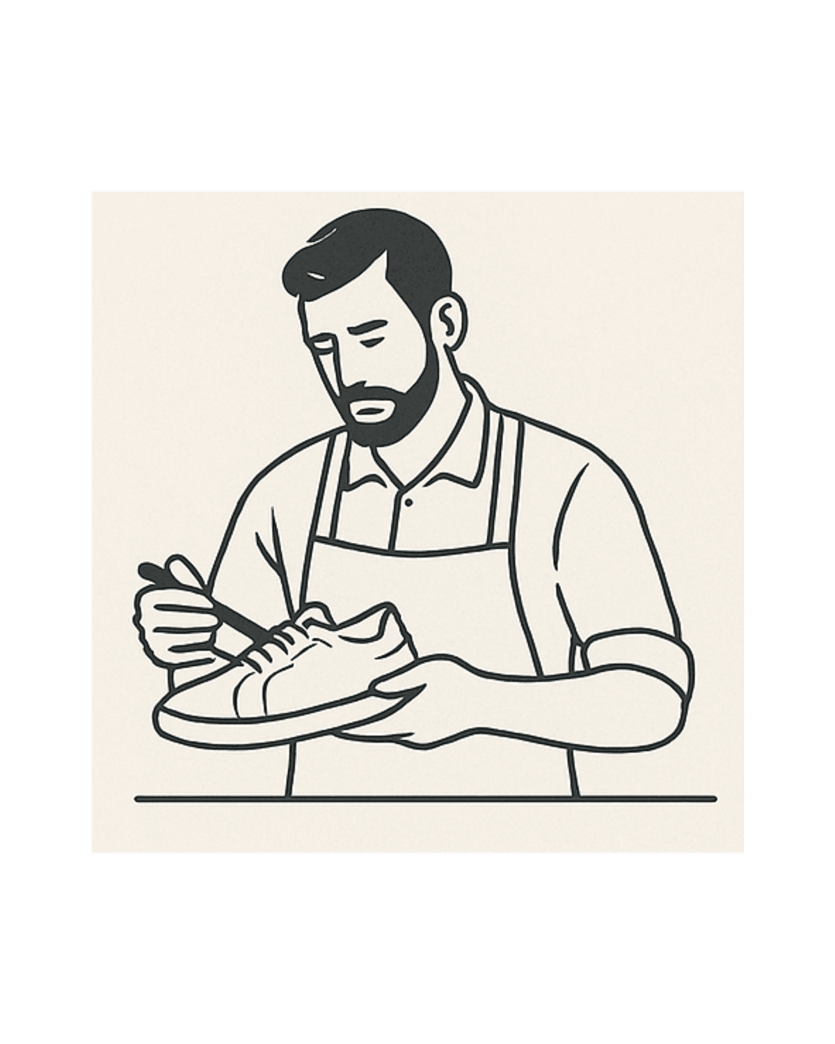 Maestros artesanos fabricando tenis corporativos personalizados